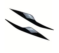 Per Per Focus 2 MK2 MK2.5 2008 2009 2010 2011 Auto Fari Anteriori Sopracciglia Palpebre Coperchio Rifinitura Faro Sopracciglio Finitura copertura palpebra sopracciglio(Nero lucido)
