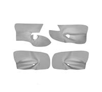 Per Per Golf 5 V MK5 Per Jetta 2005-2010 Copertura Del Pannello Bracciolo Della Portiera Dell'auto Solo 4 Porte Auto Accessori Interno Tuning(Grey,Lhd)