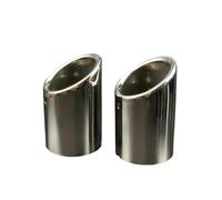 Per Per KUGA 2013 2014 2015 2016 2017 2018 2019 Auto Tubo Scarico Copertura Del Silenziatore Coda Gola Esterno Refit Punta scarico(Argento)