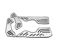 Per Per Nmax 125 155 N-max Per Nmax155 Nmax125 Nmax150 2020 2021 Moto Poggiapiedi Pedane Passi Piastra Pioli Pedane Poggiapiedi Moto(Silver)