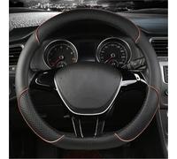 Per Per Passat Per Polo Per Tiguan Per Touareg Per Touran Per TCross Per TRoc Pelle in fibra di carbonio Comfort assorbente del sudore Coprivolante(BlackCoffee)