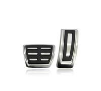 Per Per Polo A05 Per Golf 7 Per Tiguan Per Magotan 2017-2021 Auto In Acciaio Inox Sport Acceleratore Freno Resto Piede Copertura Pedale Pedaliera Auto(AT 2 Pcs)