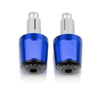 Per Per Versys 300/X300/X250 2015-2019 2016 2017 2018 7/8 "22 MILLIMETRI Maniglia Bar Ends Moto Manopole End Cap Anti Vibrazione manopole(Blu)