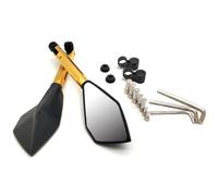 Per Per Versys 650 Z900 Z1000 Per Suzuki Africa Twin 8mm 10mm Moto Specchio Convesso Specchi Retrovisori 2 Pz/paia compatibili(Oro)