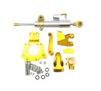 Per Per Z650 2017-2018 Ammortizzatore Di Sterzo Stabilizzatore + Staffa Di Supporto Per Motociclette Ammortizzatore Stabilizzatore Moto Sterzo Stabilizzare(Silver)