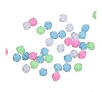 per perline PP Plastiche Colorate per Ruota Bici per perline | Glow stellare e lunare, visibilità notturna, sicurezza aumentata, divertenti, installazione rapida(C)