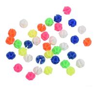 per perline PP Plastiche Colorate per Ruota Bici per perline | Glow stellare e lunare, visibilità notturna, sicurezza aumentata, divertenti, installazione rapida(E)
