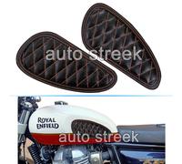 Per Personalizzato Reale Enfield Interceptor 650 Ginocchio Pad Coppia Diamond D2