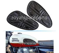 Per Personalizzato Reale Enfield Interceptor 650 Pelle Ginocchio Pad Coppia D5