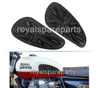 Per Personalizzato Reale Enfield Interceptor 650 Pelle Ginocchio Pad Coppia D6