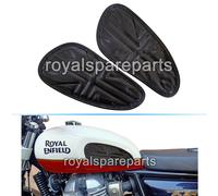 Per Personalizzato Reale Enfield Interceptor 650 Pelle Ginocchio Pad Coppia D9