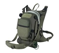 per pesca a mosca, regolabile, con tasca rigida | Contiene 2 scatole per mosche, bottiglia d'acqua e pinze, ideale per pesca in acqua salata, fiume, riva e kayak