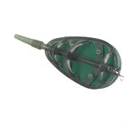 Per pesca alla carpa Inline Feeder 20 100g con base piatta e peso aerodinamico per una maggiore distanza di lancio e una gestione affidabile del carico di esca in varie condizioni (90 g)