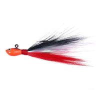 Per pesca in mare Esca baffuta con simulatore naturale di prede per luccioperca, spigola e maggiore stabilità sotterranea da 7 g a 21 g (14 g rosso)