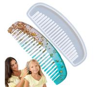 per pettini per capelli in silicone, per pettini per resina epossidica - Stampo per spazzole per capelli | Stampo per colata in resina epossidica in silicone per spazzola per
