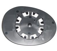 PER PEUGEOT 107 05> VETRO + PIASTRA DX ASF CROMATO PER SPECCHIO RETROVISORE
