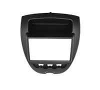 Per Peugeot 107 2005-2014 Kit Mascherina Autoradio 2 DIN Doppio Pannello Radio DVD Copertura Stereo