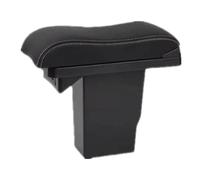 Per Peugeot 2008 2012-2018 Bracciolo Centrale A Doppio Strato Con Ricarica USB Retrofit Dedicato Per Interni Bracciolo Portaoggetti(Black beige 3usb)