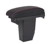 Per Peugeot 2008 Parti Di Ricambio Per Bracciolo Dettagli Interni Vano Portaoggetti Centrale Accessori Auto Speciale Braccio USB strato Bracciolo(B1 Black red Corium)