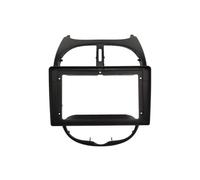 Per Peugeot 206 2000-2010 Cornice Cruscotto Auto 2 DIN Da 9 Pollici Con Cornice Per DVD Pannello Radio E Pannello Navigazione Accessori Auto(Only frame)