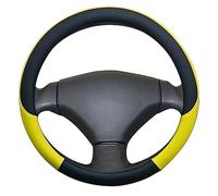 Per Peugeot 206 207 307 coprivolante in pelle microfibra coprivolante proteggi volante Coprivolante(Yellow)