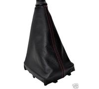 Per Peugeot 206 Cambio IN Pelle Ghetta Bagagliaio Rosso Scuro Punto Su Nuovo UK