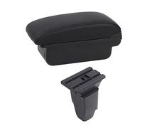 Per Peugeot 206 Scatola Del Bracciolo Bracciolo In Pelle Console Centrale Portaoggetti Accessori USB Scatola Portaoggetti Della Console Centrale(E1 Black Line)