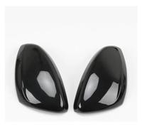 Per Peugeot 208 2008 2014-2018 Auto Copertura Dello Specchio Retrovisore Vista Posteriore Tappo Dello Specchio Custodia 1 Coppia Calotte Specchietti(Nero)