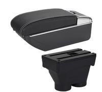 Per Peugeot 208 2012-2018 Bracciolo Per Auto Box Portaoggetti Accessori Per Auto Parti Di Ricambio Dettagli Interni Posacenere Grande Auto Centrale Bracciolo(B3 Black white 7USB)
