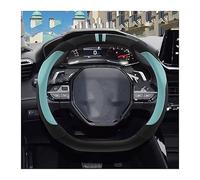 Per Peugeot 208 per E208 2020 2021 2022 2023 Coperchio del volante per auto non slip Accessori automatici Protettore del volante Coprivolante(Blue)