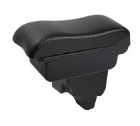 Per Peugeot 208 Scatola Bracciolo Portaoggetti Centrale Supporto Gomito Per Conducente E Passeggero Auto Console Centrale(B-No USB-Black line)