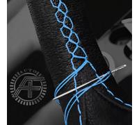Per Peugeot 3008 13-15 Lusso Pelle Custom Copertura Del Volante Fatto The UK