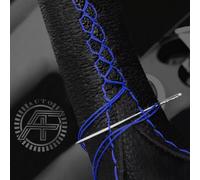 Per Peugeot 3008 13-15 Lusso Pelle Custom Copertura Del Volante Fatto The UK