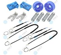 Per Peugeot 307 Cc (3B) Set Riparazione Alzacristalli Seilzug Frontale SX + Dx