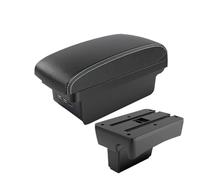 Per Peugeot 307 CC Cabriolet Vano Portaoggetti Nel Bracciolo Dell'auto Vano Portaoggetti Nella Console Centrale Ricambi Auto(Black white 3USB)