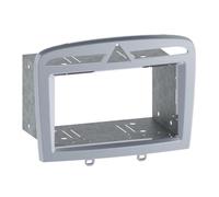 Per Peugeot RCZ Auto Radio Apertura Montaggio Telaio Doppio Din 2-DIN Argento