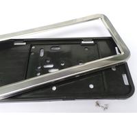 Per Peugeot 5008 III SUV 2024-… 2x Acciaio targa di immatricolazione