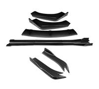 Per Peugeot 508 2011-2014, Kit Paraurti Anteriore Anticollisione, Spoiler, Minigonne Laterali, Estensioni, Angolo Di Avvolgimento Posteriore Alettoni Laterali Auto(Look in carbonio)