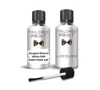 Per Peugeot Bianca White EWP P0 WP P3 WP 249 - Penna per ritocchi con pennello (vernice per ritocchi + lacca)