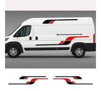 Per Peugeot Boxer L1H1 L2H1 L2H2 L3H2 L4H2 L4H3 4 PZ Auto Adesivi Laterali Lunghi Film In Vinile Auto Racing Decalcomanie Accessori Automobilistici