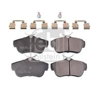 febi bilstein Pastiglie freno 16891 – posteriore con viti – set di 4 per CITROËN, PEUT