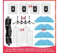 Per Philips HomeRun 2000/3000, TP-Link Tapo Part Brush Filter Mop Bags