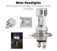 Per Philips HS1 Ultinon Essential Moto +100% Brighter 6500K White Light H7