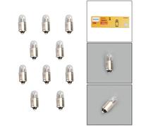 Per PHILIPS Lampade Per Auto 12V 2W BA9s 12913CP 10 Pezzi ART7 Y0 H7