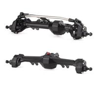 Per Phoenix VRD Per LCG Per Rock F10 VS4-10 1/10 Set Assali Portale Alluminio CNC Con Supporto Servo BTA Telaio RC Crawler Truck Ricambi Assi RC(Black,1set)