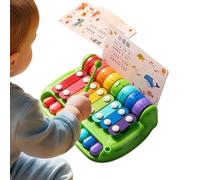 per pianoforte per bambini,Percezione sensoriale pedagogica a 8 tasti - Strumento musicale a percussione | Per ragazze asilo soggiorno