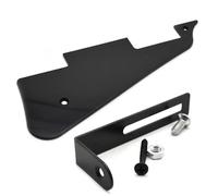 Per Piastra Battipenna Per Chitarra Elettrica LP Supporto Per Coperture Per Battipenna Con Staffa In ABS Nero/bianco Battipenna e Piastra Copri Molle(Black)