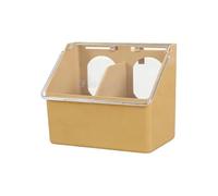 per piccioni - Contenitore impermeabile di grande capacità, per quaglia con coperchio, per parrocchetti quaglia galline pappagalli da cortile giardino gabbia interna esterna fattoria