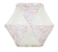 Per pieghevole, per antifumo, strumento a prova di polvere, copertura per piatti alimentari, tenda ombrello alimentare per picnic all'aperto (Verde menta)