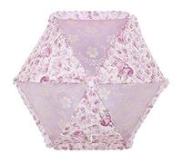 Per pieghevole, per antifumo, strumento a prova di polvere, copertura per piatti alimentari, tenda ombrello alimentare per picnic all'aperto (Viola)